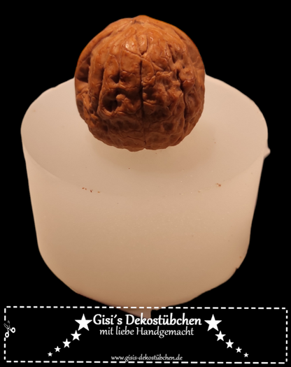 Silikonform Nuss Gießform Mold Walnuss Nuss