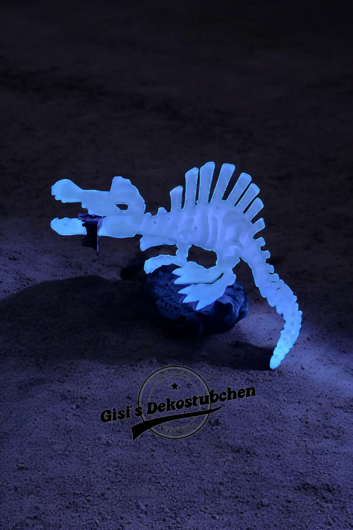 Skelett Spinosaurus - Bewegliche 3D Dino Figur | Gelenkiges Dinosaurier Spielzeug