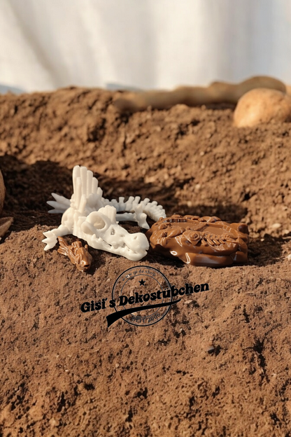 Skelett Spinosaurus - Bewegliche 3D Dino Figur | Gelenkiges Dinosaurier Spielzeug