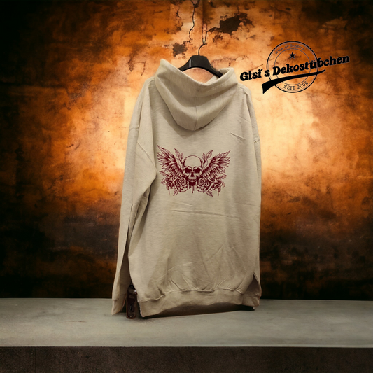 Skull Herren Hoodie | S-3XL | Hergestellt in Deutschland