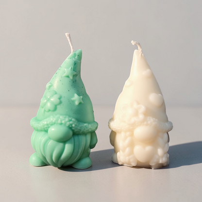 Frühlingswichtel Kerze aus Sojawachs – Mädchen oder Junge – Wunschfarbe & Duft