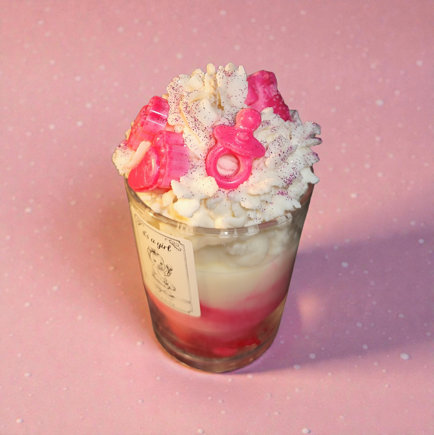 Sojawachskerze zur Geburt – „It’s a Girl“ oder „It’s a Boy“ Geschenkkerze