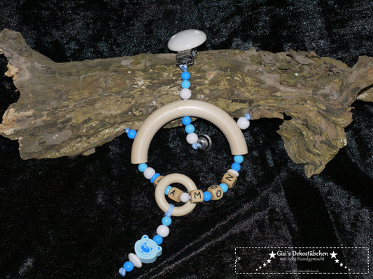 Spielkette - Kinderwagenanhänger Bär