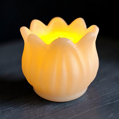 Teelichthalter Tulpe aus Epoxidharz