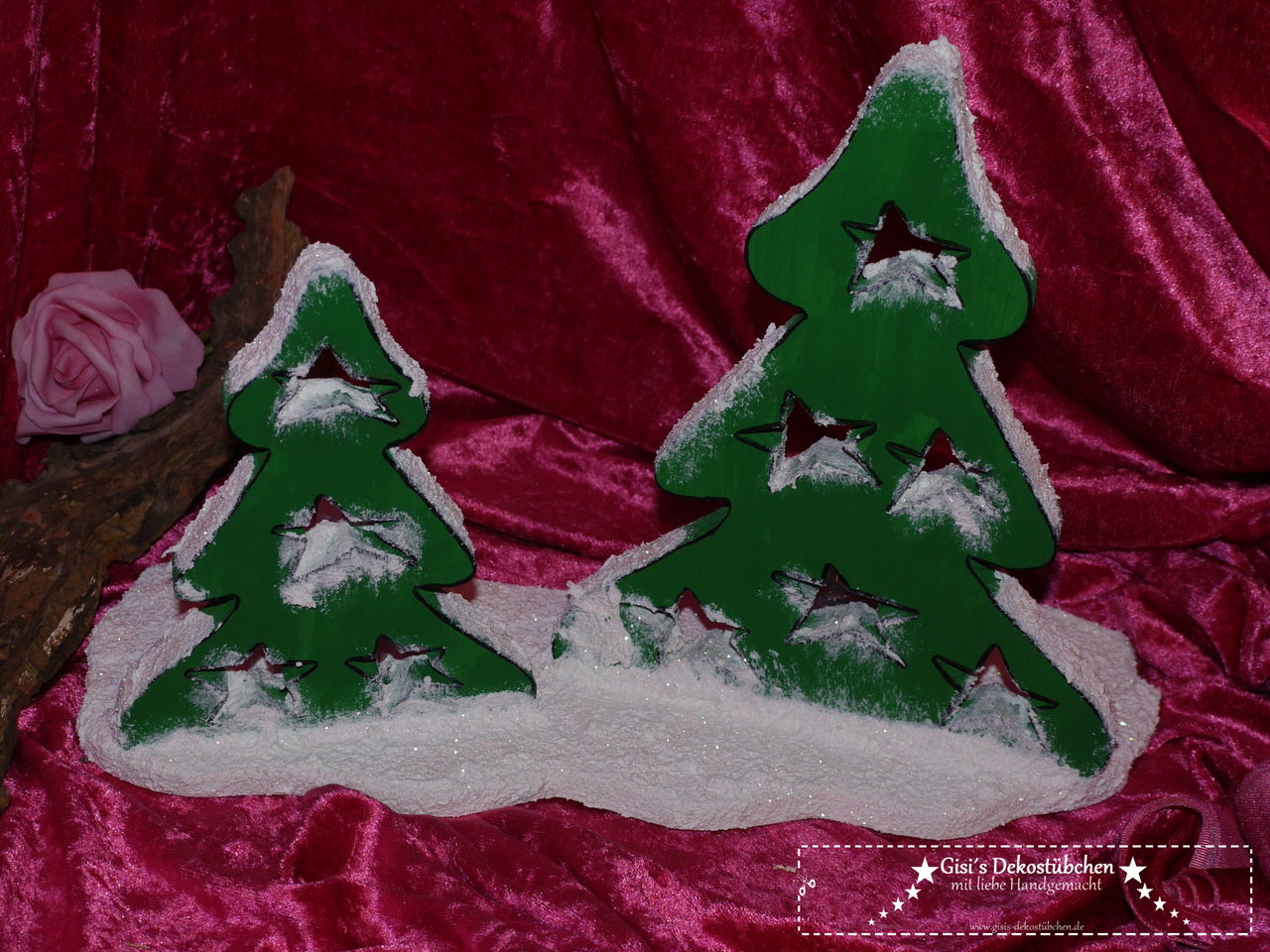 Teelichthalter - Tannenbäumchen