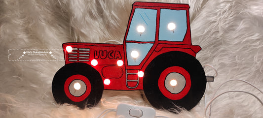 Traktor Wandlampe Schlummerlicht mit LED