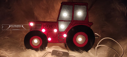 Traktor Wandlampe Schlummerlicht mit LED