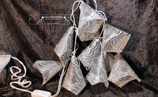 UNIKAT zauberhafte Lichterkette süßes Zebra NEU mit LED