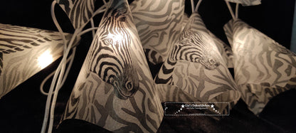 UNIKAT zauberhafte Lichterkette süßes Zebra NEU mit LED