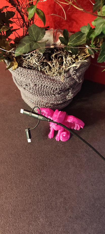 USB-Kabelhalter Drache