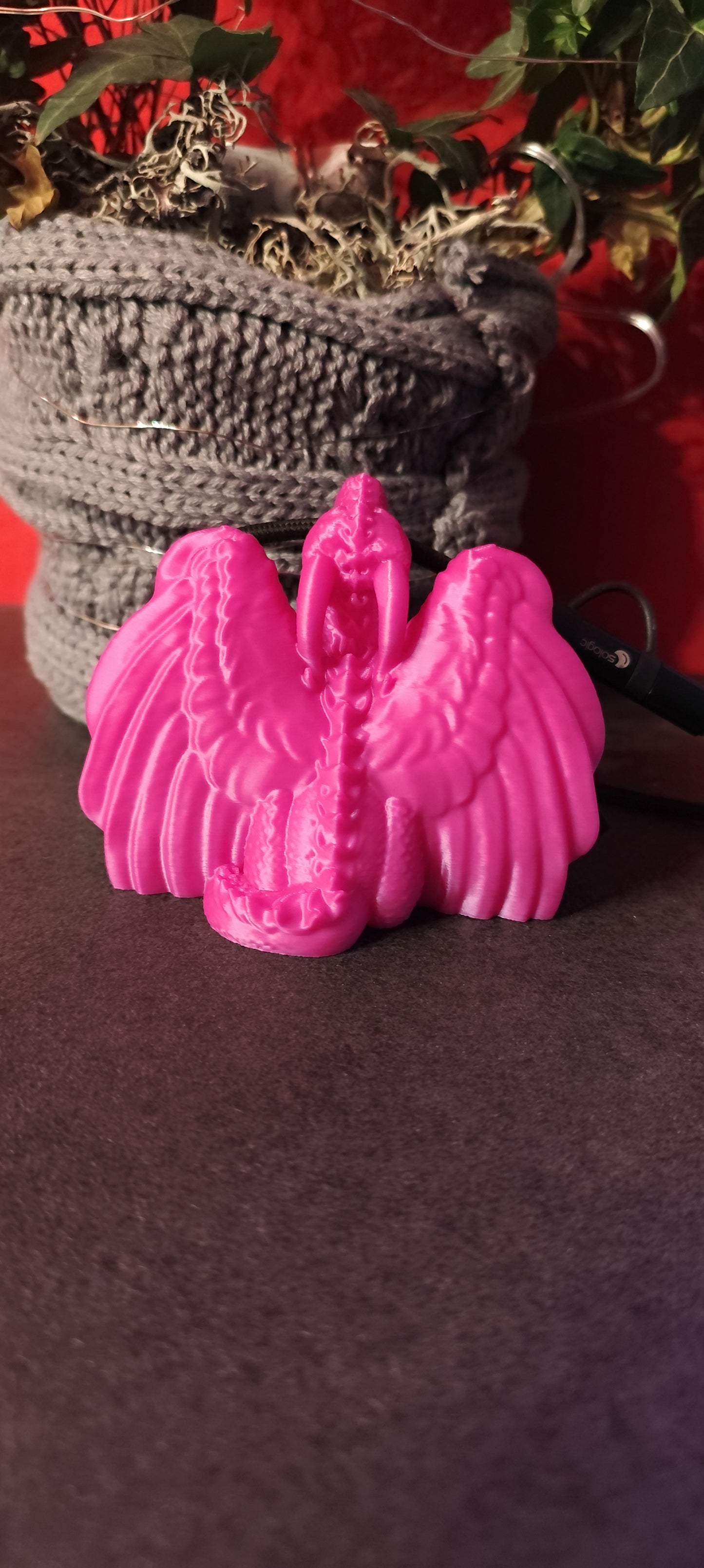 USB-Kabelhalter Drache