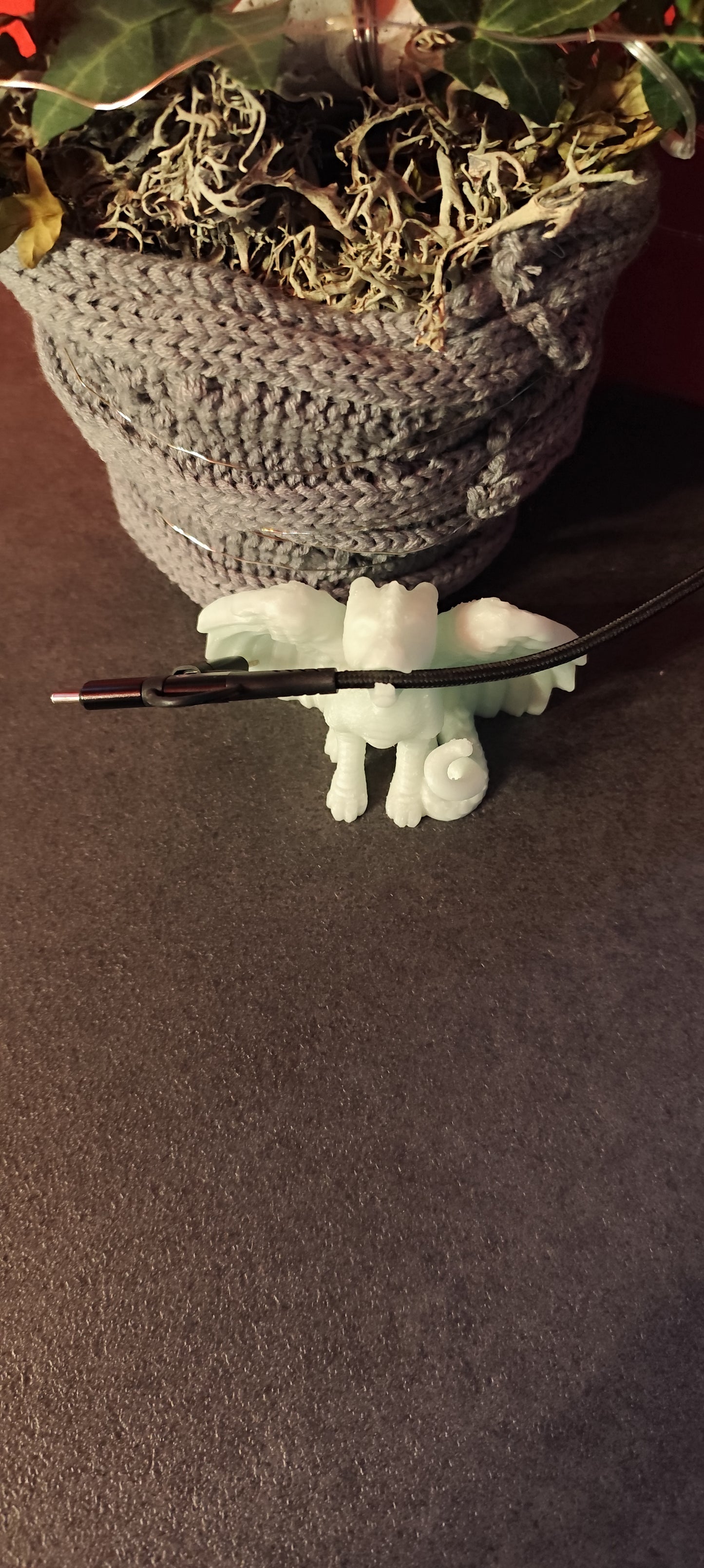 USB-Kabelhalter Drache