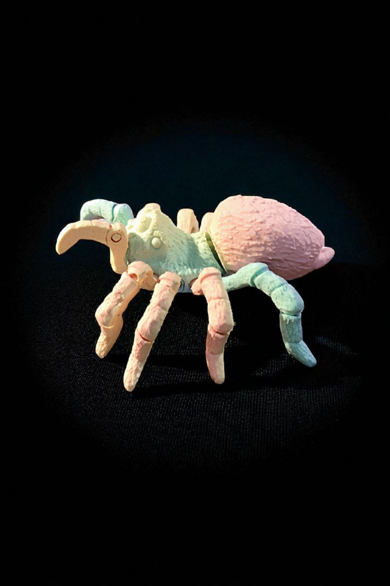 Vogelspinne 3D Gedruckt Fidget Flexibel