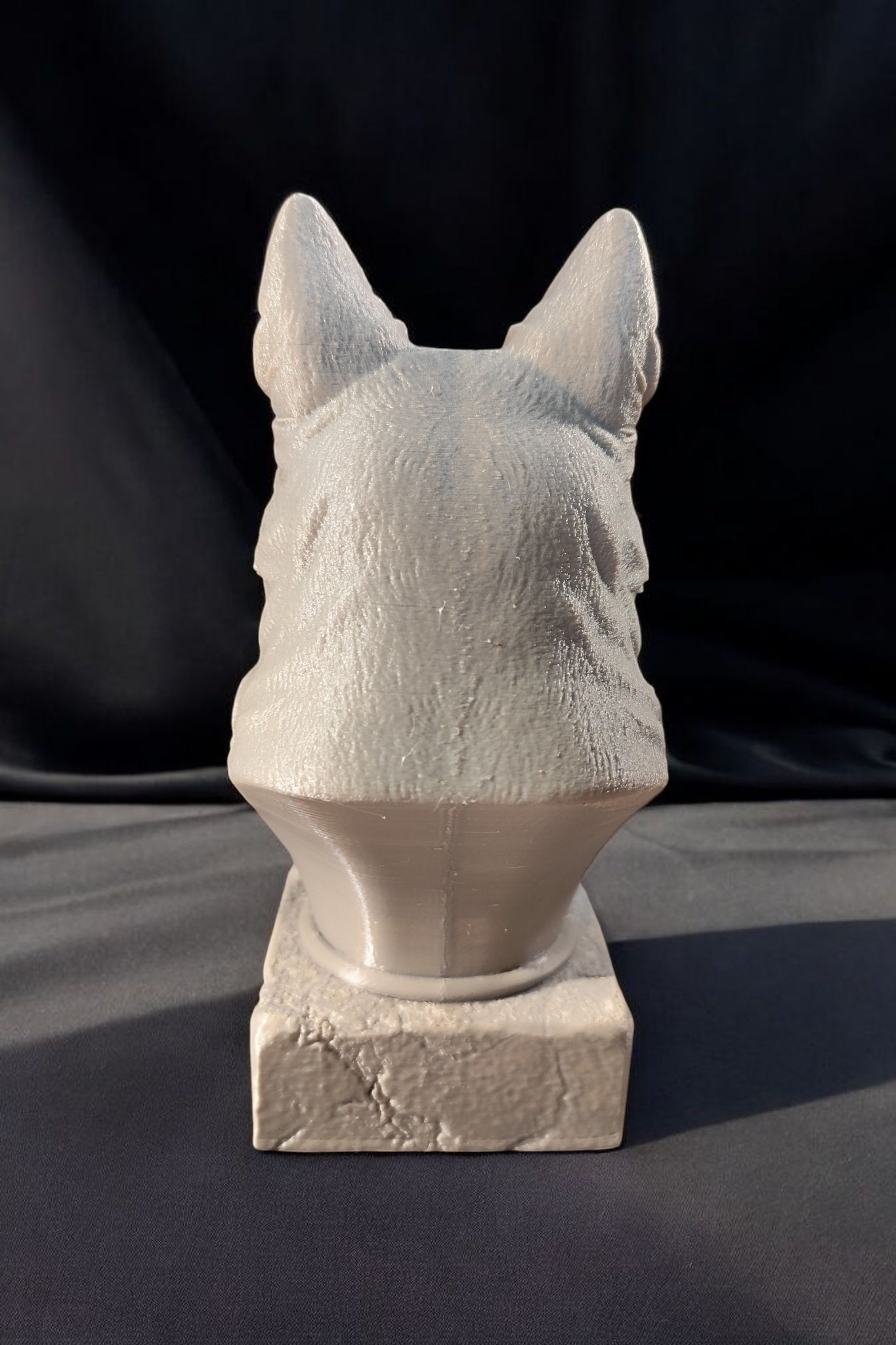 Wächter der Treue – Schäferhund-Büste aus dem 3D-Druck
