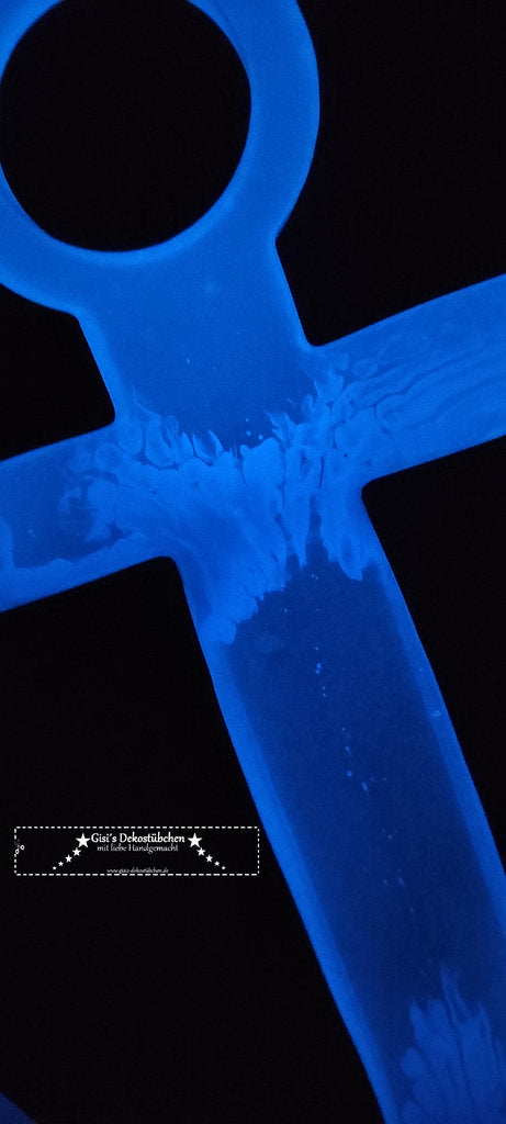 Wanddekoration Anker aus Epoxidharz