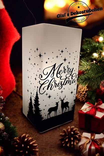 Weihnachtslampe Merry Christmas