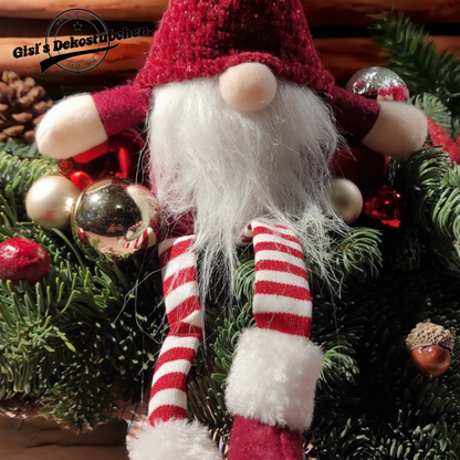 Wichtel Adventskranz frisch gebunden