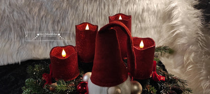 Wichtel Adventskranz frisch gebunden