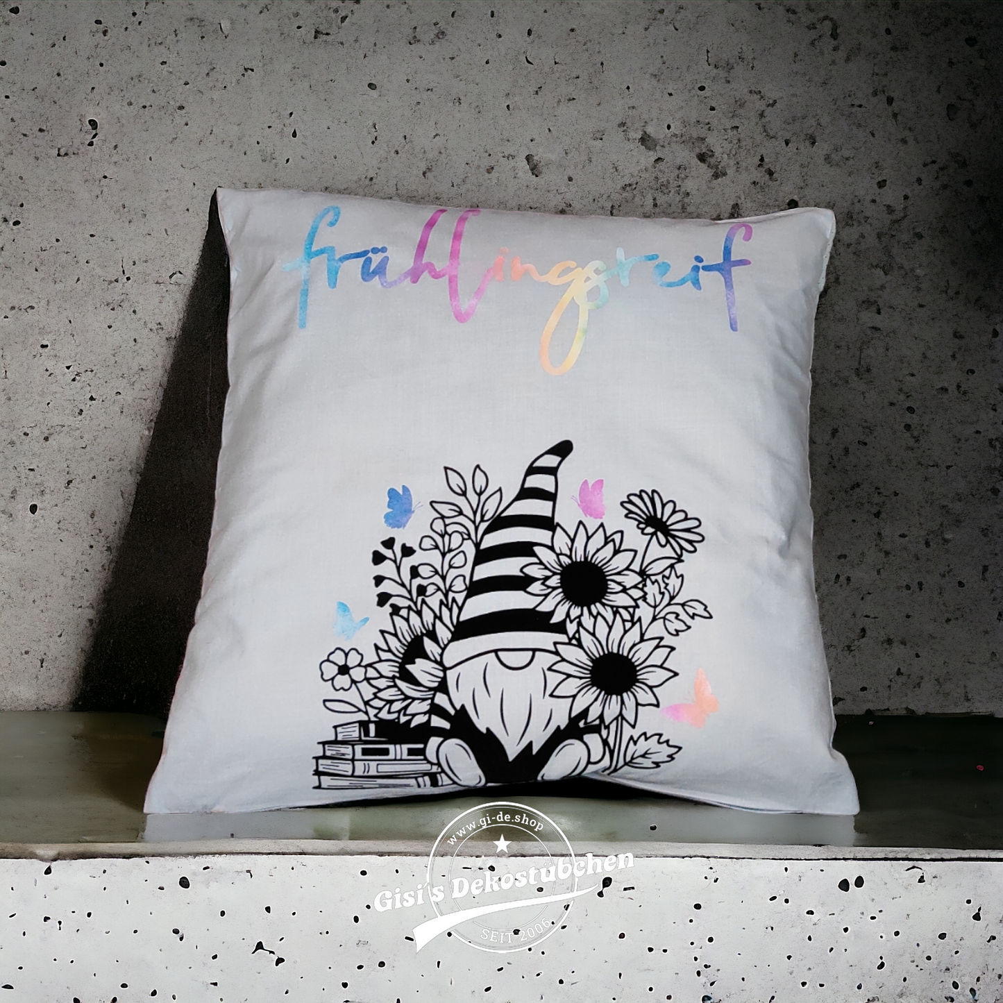 Wichtel Kissenhüllen 40x40 cm, Wichtel Kissenbezug