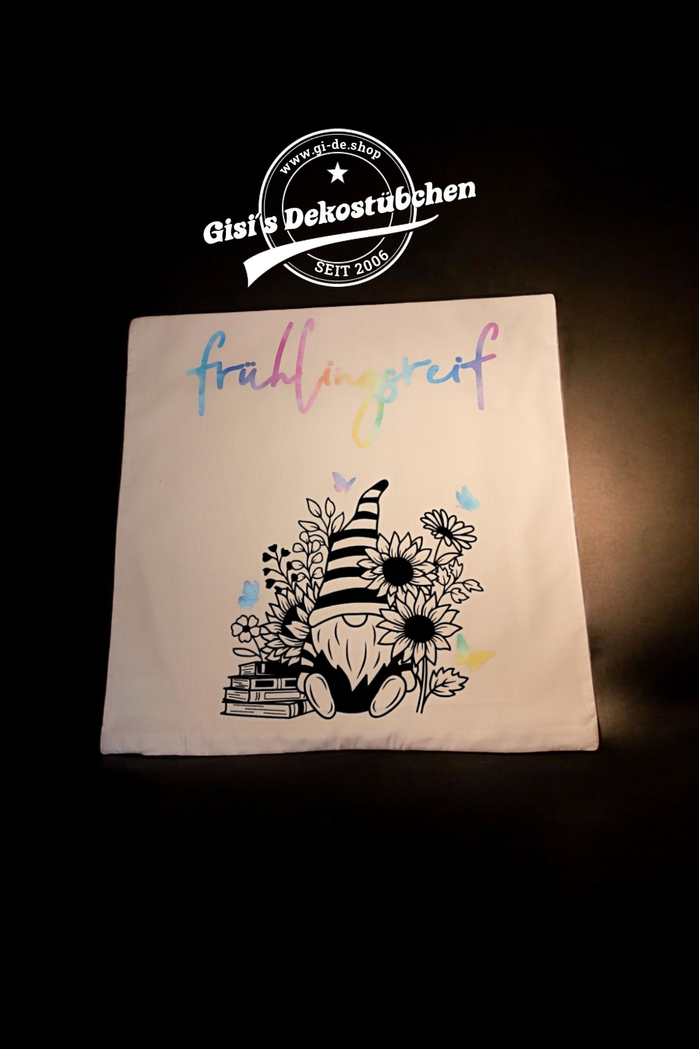 Wichtel Kissenhüllen 40x40 cm, Wichtel Kissenbezug