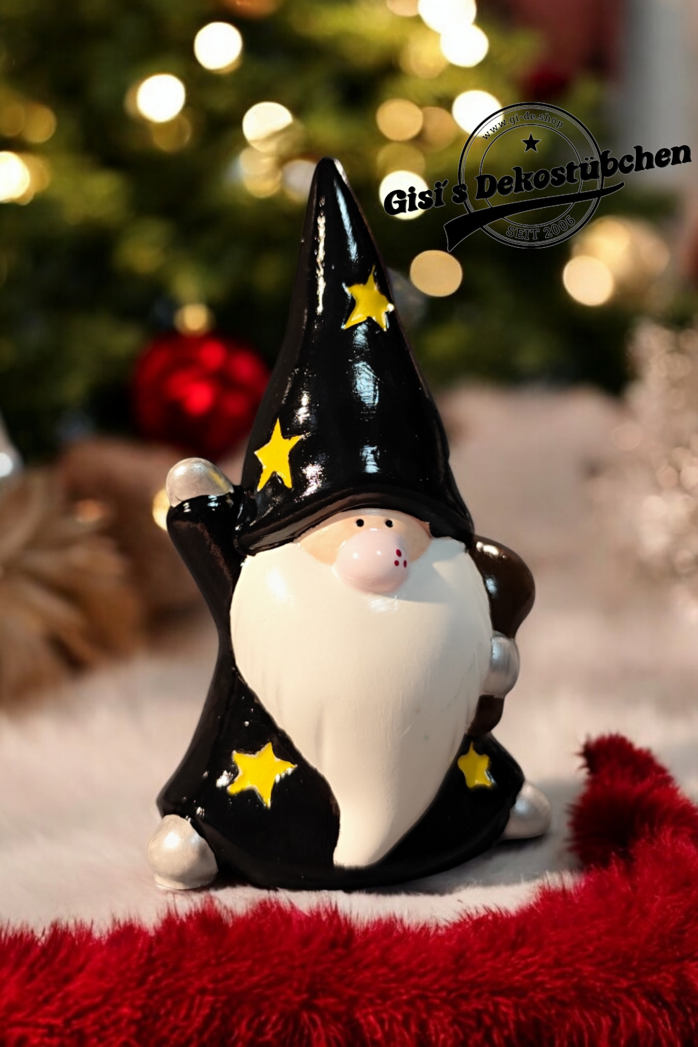 Wichtel Merlin aus Keramik