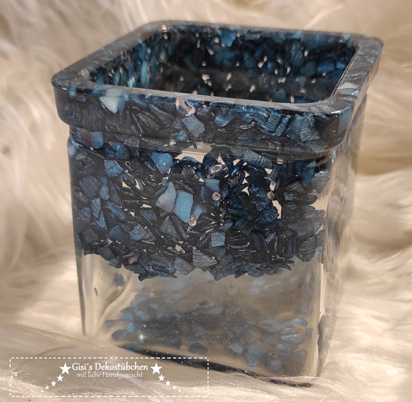 Windlicht Resin Teelichthalter Valentinstag