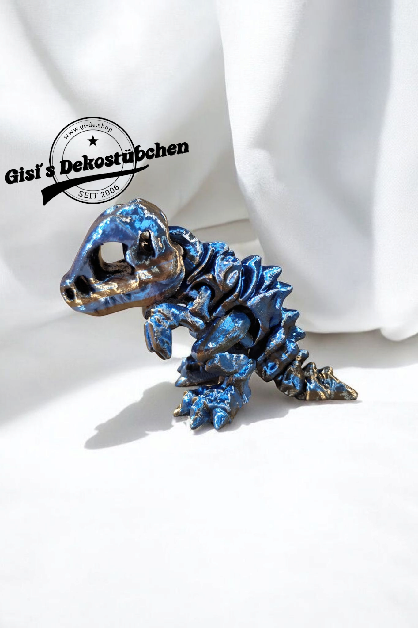 Winziges Skelett eines T-Rex Fidget Deko