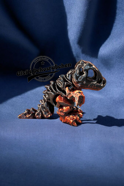 Winziges Skelett eines T-Rex Fidget Deko