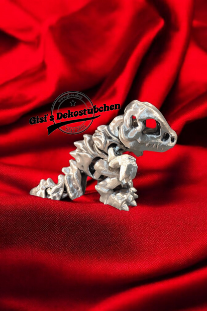 Winziges Skelett eines T-Rex Fidget Deko