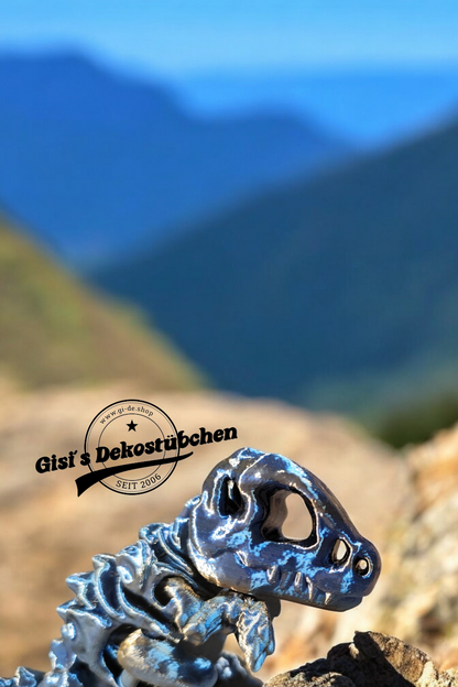 Winziges Skelett eines T-Rex Fidget Deko