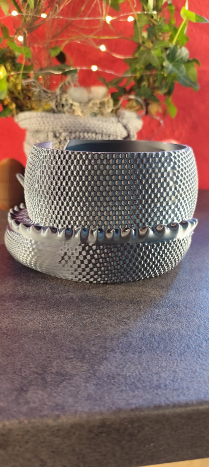 Wollhalter Drache 3D Druck – Wollschale mit Halter für Häkelnadel & Schere