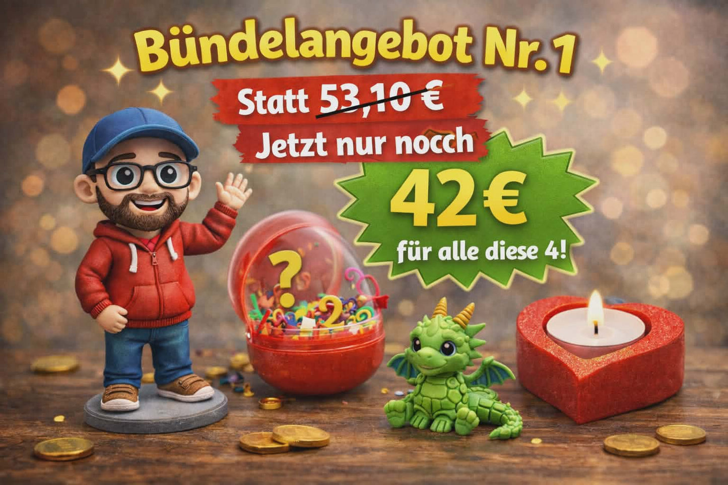 💥 Wow-Bündel Nr. 1 – Persönlich, Magisch & Beweglich!