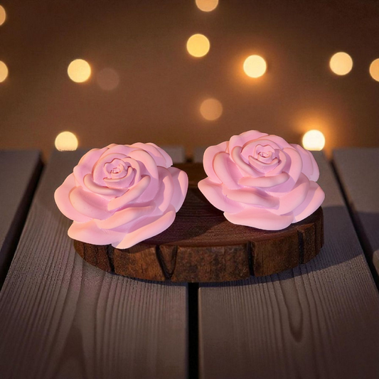 Wunderschöne Keramik Rose in Pastellfarben