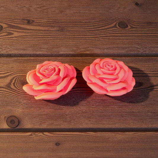 Wunderschöne Keramik Rose in Pastellfarben