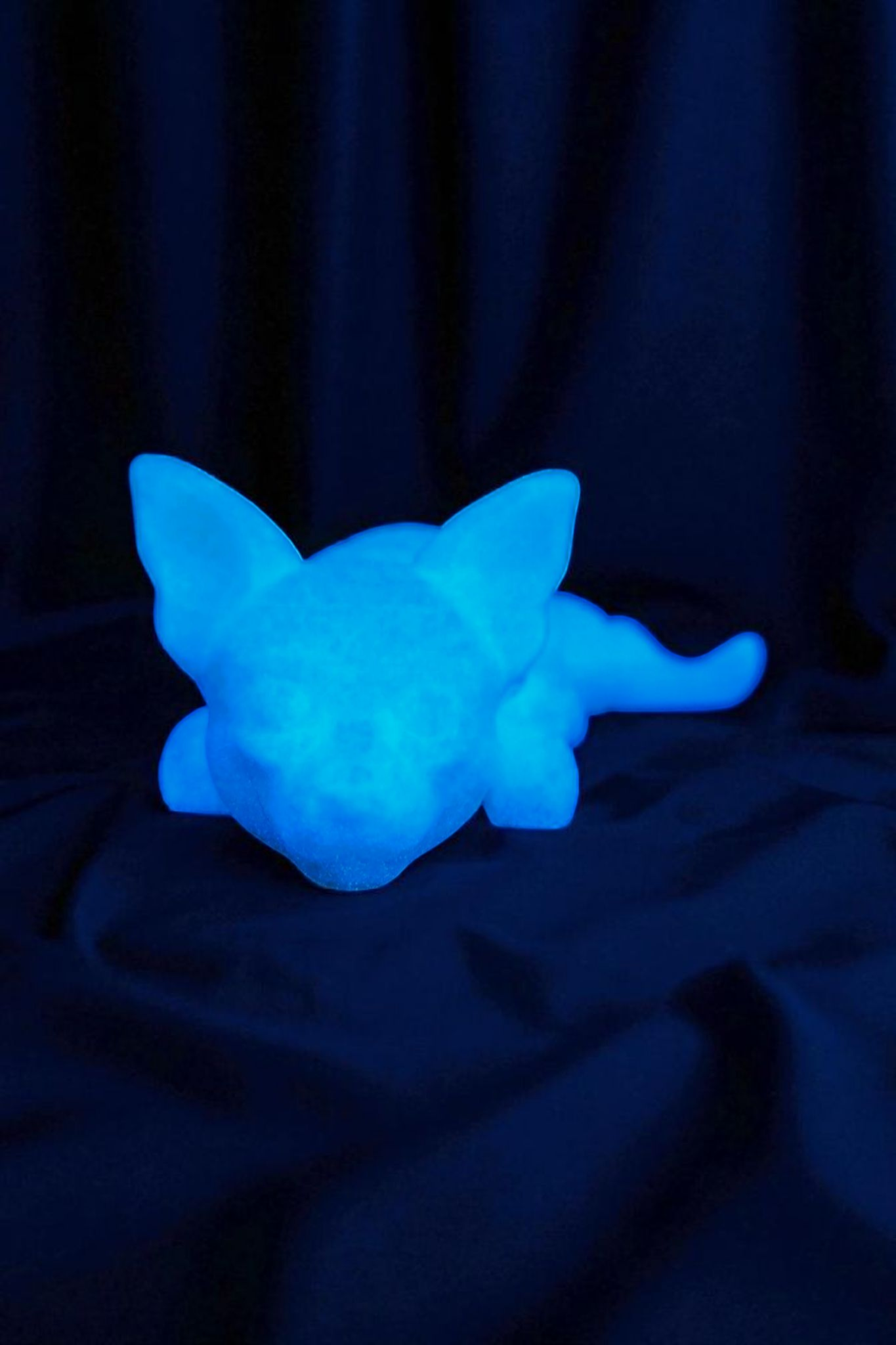 XL Flexi Chihuahua 3D-Druck – bewegliche Hund Figur aus PLA – ca. 22 cm – Wunschfarbe wählbar