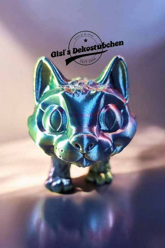 XXL 3D Katze in Wunschfarbe