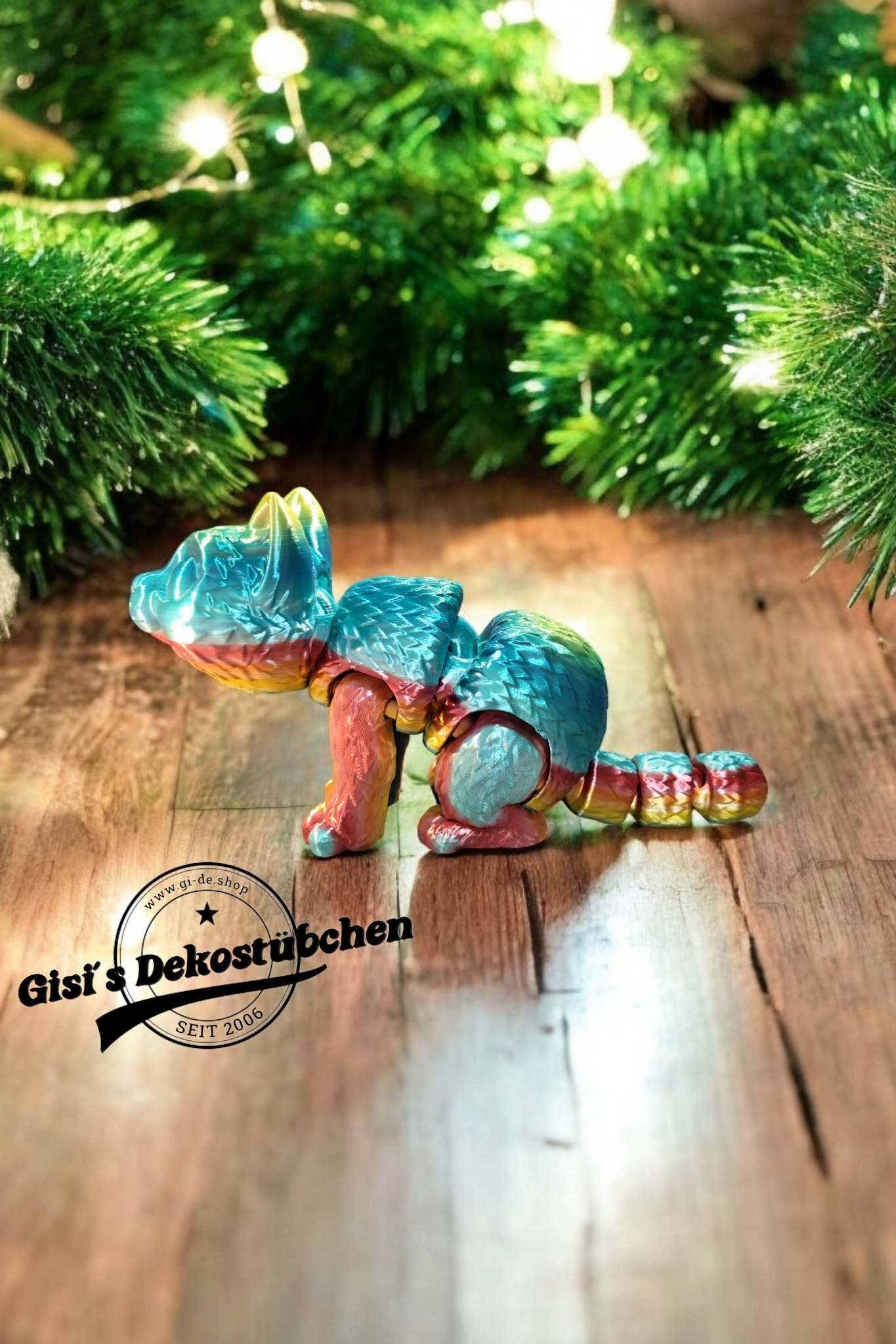 XXL 3D Katze in Wunschfarbe