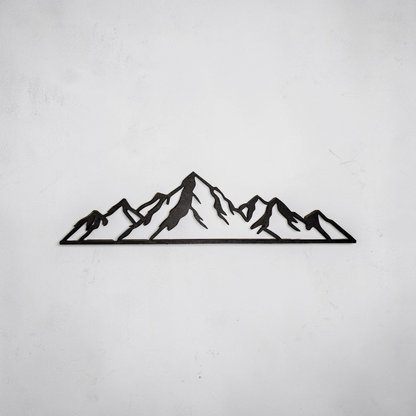 STL Datei Zillertaler Berge Wandbild
