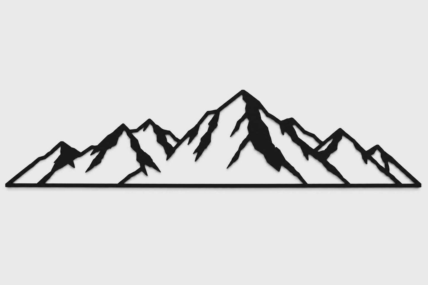 STL Datei Zillertaler Berge Wandbild