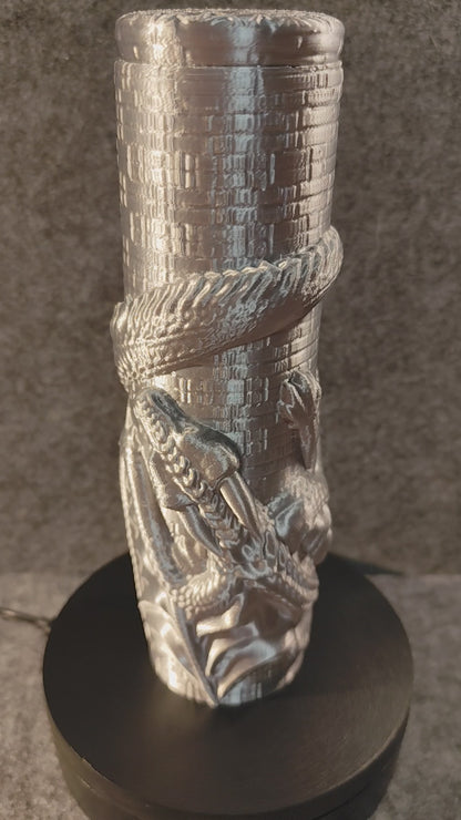 3D gedruckter Drachen Dose Schraubdeckel