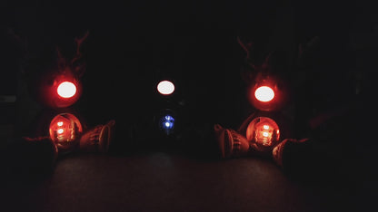 3D Rudolf mit der roten Nase – Handgefertigte Weihnachtsdeko