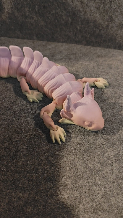 Flexi-Axolotl Dein farbenfroher Begleiter
