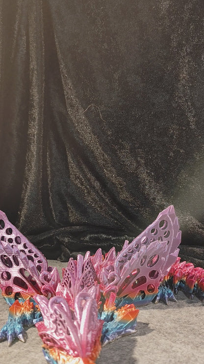 Schmetterlings-Wolfdrachen 3D Druck Flexi