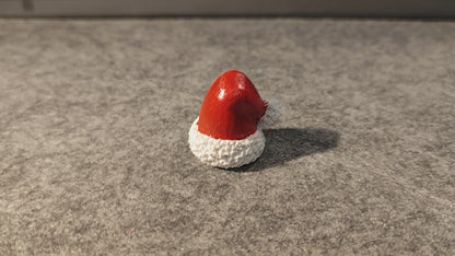 Tischdeko Weihnachtsmütze Handbemalt